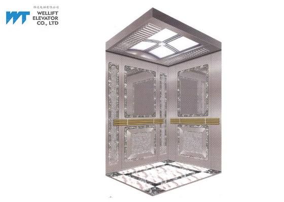 آینه و اتو کردن دکوراسیون کابین آسانسور برای آسانسور Passanger Modern