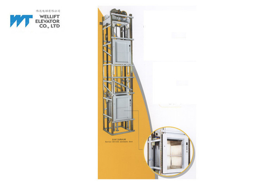درب باز درب اتوماتیک Dumbwaiter آسانسور حداکثر بار 200KG نوع پنجره سرعت ≤1.0 M / S