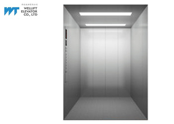 ظرفیت 1600 کیلوگرم آسانسور باربری بدون ماشین اتاق ابعاد خودرو W1500 * D2350 * H2200MM