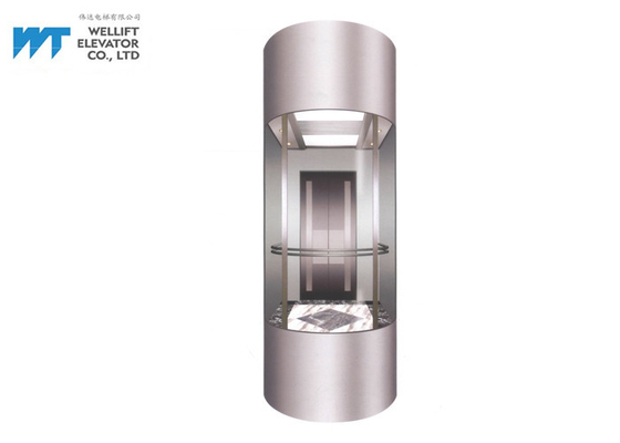 طراحی داخلی ساختمان آسانسور جهانی PM ماشین کشش بدون سرنشین برای مشاهده آسانسور